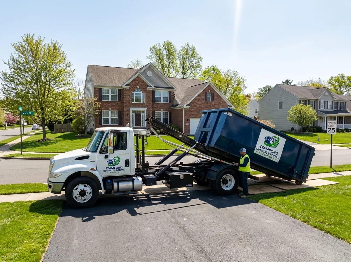 Dumpster rental in Cos Cob CT Roll-off dumpster rental serving Cos Cob, Connecticut