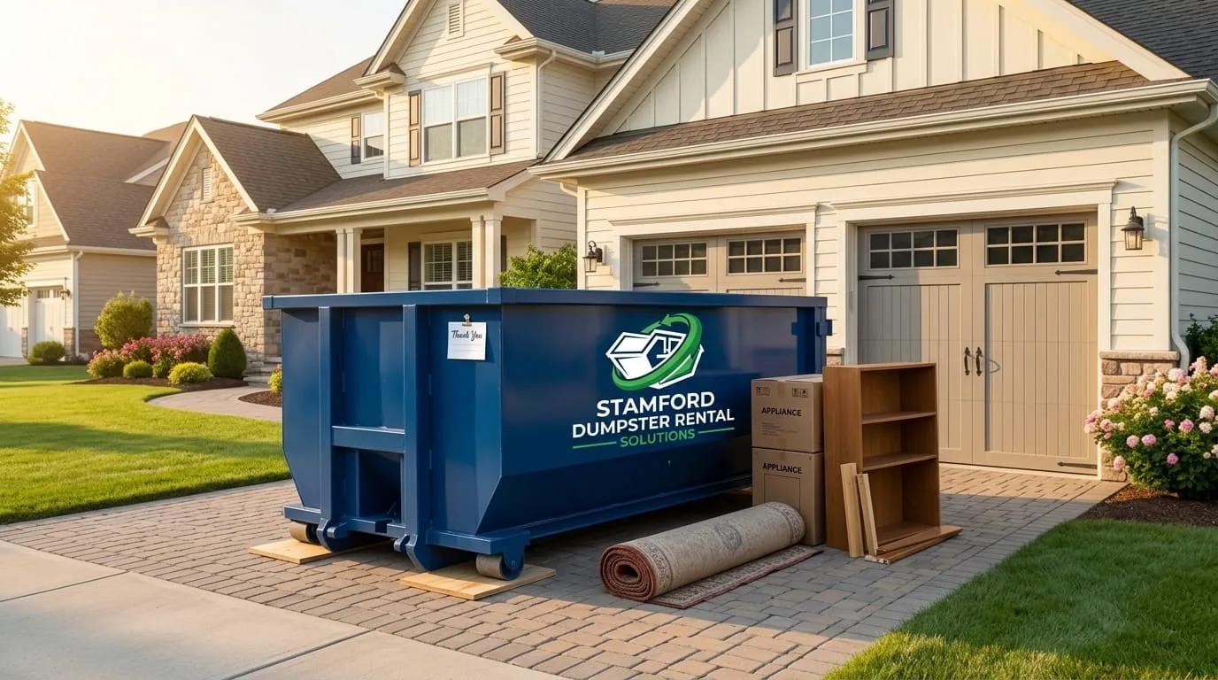 Dumpster rental in Norwalk CT Roll-off dumpster rental serving Norwalk, Connecticut